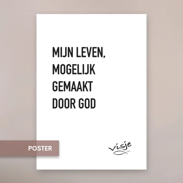 MIJN LEVEN, MEDE MOGELIJK GEMAAKT DOOR GOD