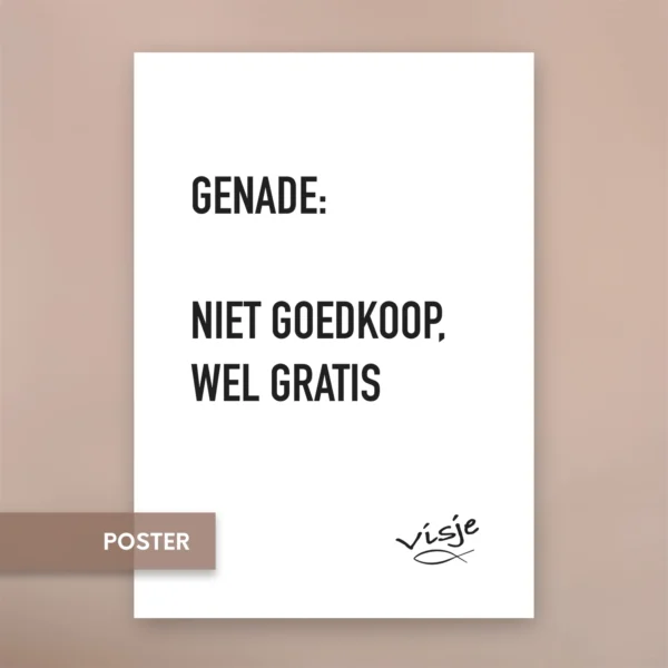 GENADE: NIET GOEDKOOP, WEL GRATIS