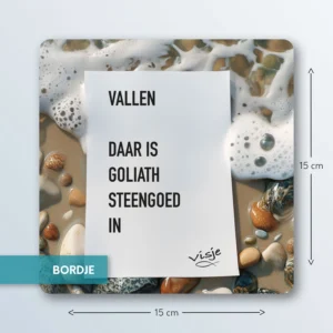 VALLEN  DAAR IS GOLIATH STEENGOED IN
