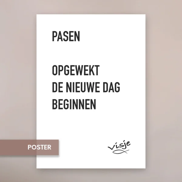 PASEN OPGEWEKT DE NIEUWE DAG BEGINNEN