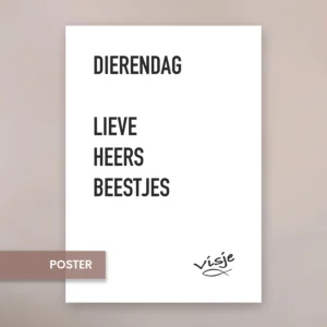 DIERENDAG LIEVE HEERS BEESTJES