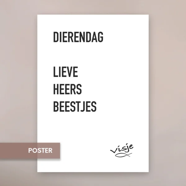 DIERENDAG LIEVE HEERS BEESTJES