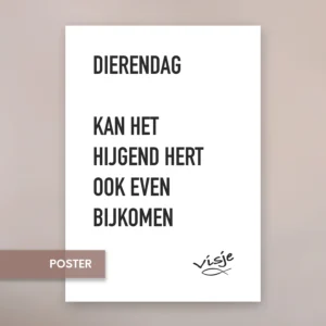 DIERENDAG KAN HET HIJGEND HERT OOK EVEN BIJKOMEN
