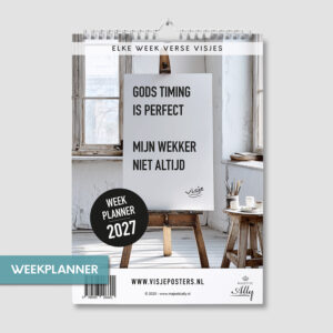Cover weekplanner Visje 2027
